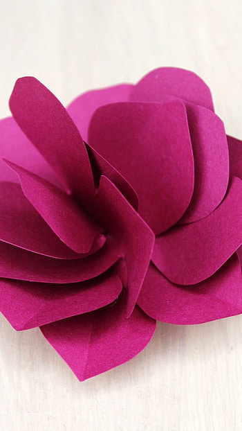 Paper Flowers, Red Paper Flowers HD phone wallpaper