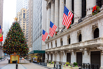 Stock Exchange, New York Christmas HD wallpaper