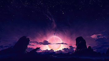 Moving To The Clouds, artist, artwork, digital-art, deviantart HD wallpaper
