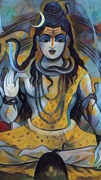 Lord Shiva Live, Lord Shiva Painting HD phone wallpaper