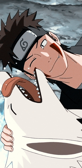 Kiba Inuzuka, Naruto anime, Parkedits simple, Kiba Inuzuka HD phone wallpaper