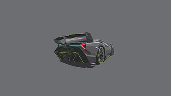 Lamborghini Minimalism Art, lamborghini, cars, art, minimalism HD wallpaper