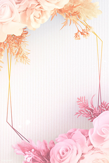 premium psd of Blank golden floral frame design 1212865. Floral border design, Flower background , Floral poster, Peach Floral HD phone wallpaper