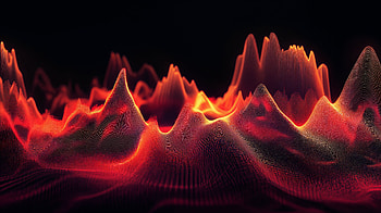 Dynamic Waveform: Stunning Ultra, Waveform, Abstract, neon HD wallpaper