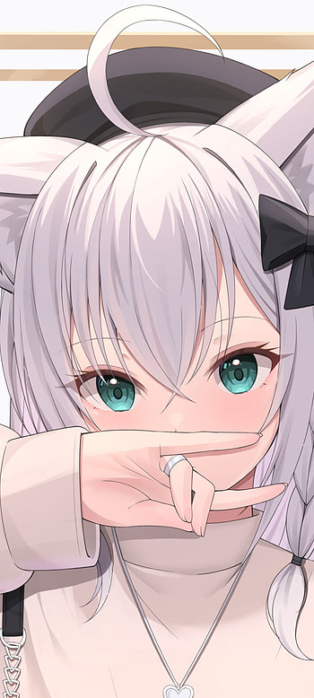 Shirakami Fubuki VTube Charm – Hololive Anime , hololive, Anime, Virtual Youtuber HD phone wallpaper