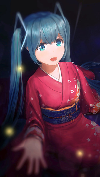 Hatsune Miku, Anime, Vocaloid HD phone wallpaper