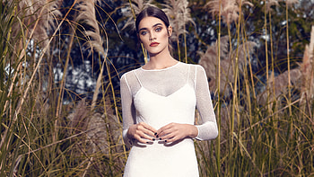 White Dress Model Outdoor, girls, model, behance HD wallpaper