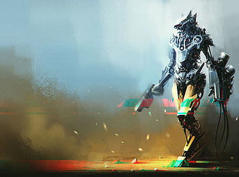 Art, Robot, Being, Creature, Cyborg HD wallpaper