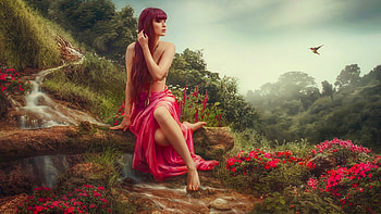 Sensual Beauty, art, fantasy, girl, serene, sensual, beauty, woman, , beautiful, digital HD wallpaper