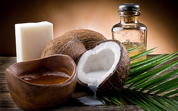 Oil, Coconuts HD wallpaper