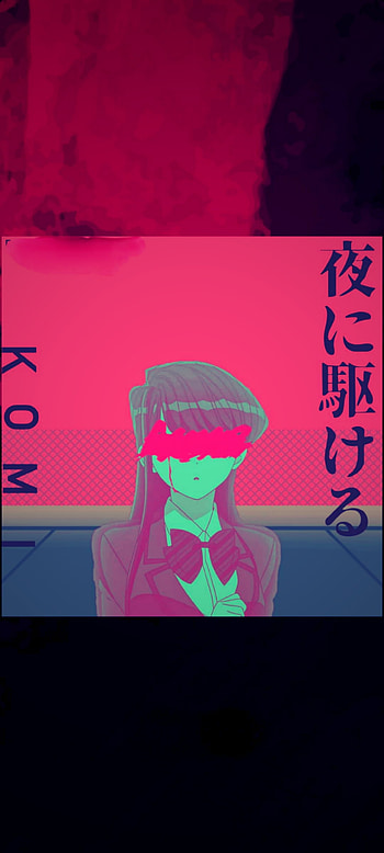 Komisan, art, anime girl, yoasobi, komi can't communicate, komi san, anime, anime wifu HD phone wallpaper