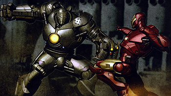 Iron Man - Iron Monger, Iron Man, Marvel Comics, Iron Monger, illustrations, armored suits HD wallpaper