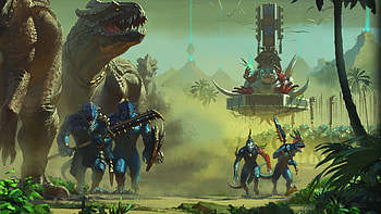 Warhammer2Cleaned up the Lizardmen loading screen for those of you that would like a ! HD wallpaper