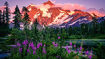 Washington State Travels - Mount Shuksan HD wallpaper