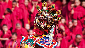 Bhutan travels, Lunar New Year, Unique traditions, Festive celebrations HD wallpaper