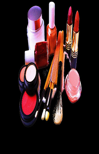 make up, cosmetics, brush, liquid, nail polish, rouge HD phone wallpaper