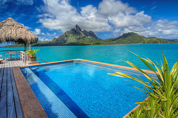 Bora Bora, Spectacular view, High resolution HD wallpaper