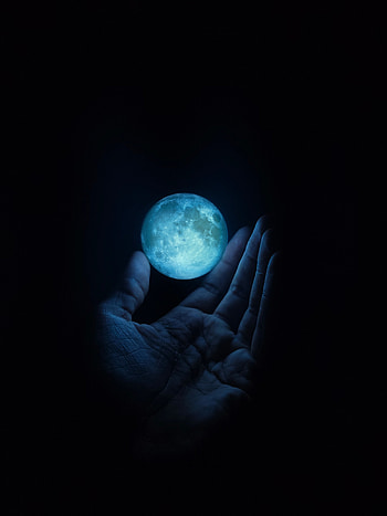 Moon, sky HD phone wallpaper