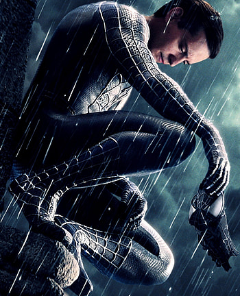 Tobey Maguire, Spider-Man in the rain, Cinematic moment, Movie HD phone wallpaper