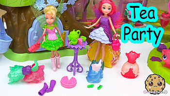 Disney Faries Tinker Bell Pixie Sweets Bakery Mini Fairy Doll Dress Up Tea Party With Barbie - YouTube HD wallpaper