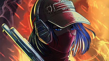 Cool Bounty Hunter Girl With Gun , artist, artwork, digital-art HD wallpaper