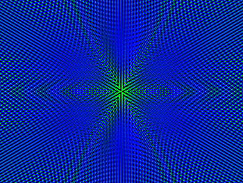 Fractal, blue pattern, minimal HD wallpaper