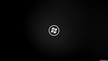 Black of Windows background - BACKGROUND . HD wallpaper