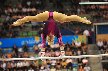Shawn Johnson East, Uneven Bars HD wallpaper