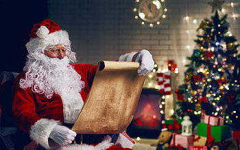 Santa's list, craciun, man, christmas, red, list, santa HD wallpaper