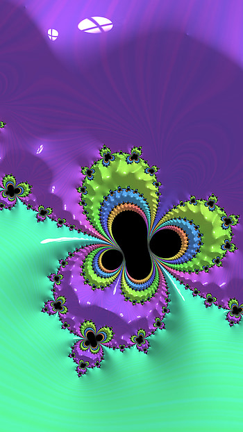 Trippy Psychedelic Fractal, trippy, psychedelic, aesthetic, Abstract, fractal HD phone wallpaper
