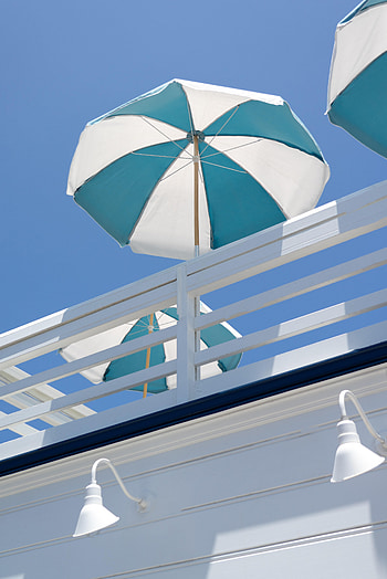 Sky, Miscellanea, Miscellaneous, Lantern, Lamp, Umbrella, Veranda HD phone wallpaper