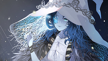 Blue Eyes Ranni the Witch Elden Ring HD wallpaper