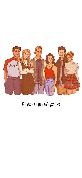 FRIENDS, art, series, friends_season HD phone wallpaper