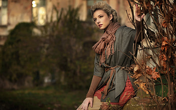 Beauty of Autumn, autumn, fashion, model, woman HD wallpaper