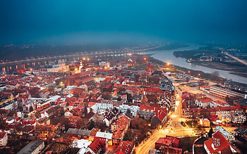 Lithuania travels, Kaunas city, Misty section HD wallpaper