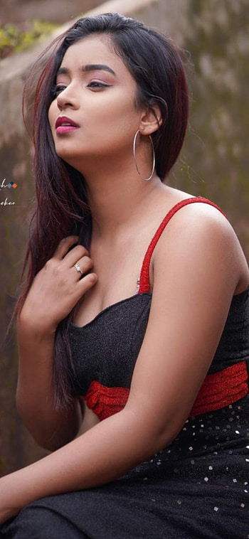 Vishnupriya, layered hair, face HD phone wallpaper