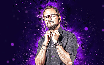 Aleks Syntek, , violet neon lights, mexican singer, music stars, mexican celebrity, Raul Alejandro Escajadillo Pena, superstars, Aleks Syntek HD wallpaper