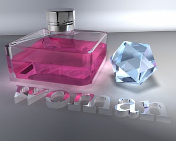 Parfum, abstract, 3d HD wallpaper