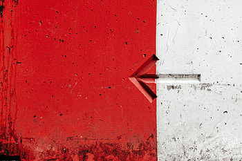 Arrow, Minimalism, Paint, Wall, Pointer HD wallpaper