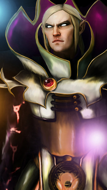 Screenbeauty Invoker Dota 2, 3D gaming art, Game visuals, High-definition HD phone wallpaper