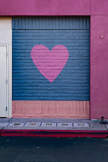 Love, Paint, Wall, Heart HD phone wallpaper