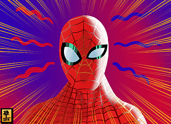 Spider-man, spider-sense, abstract, art HD wallpaper