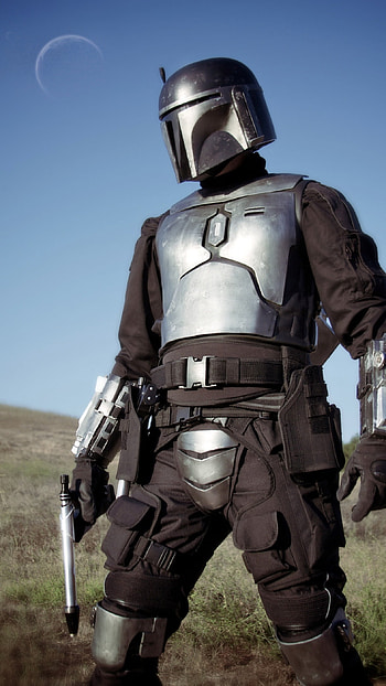 Mandalorian, Star Wars, Super Hero HD phone wallpaper