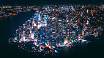 Downtown Manhattan, architecture, skyscrapers, manhattan, new york city, east river HD wallpaper