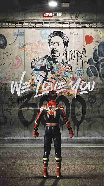 Iron Man And Iron Spider Man Love You 3000 HD phone wallpaper