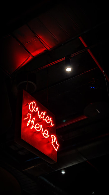Words, Dark, Neon, Text, Sign, Signboard HD phone wallpaper