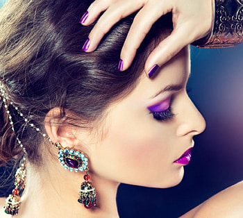 :), sonyazhuravetc, purple, lady, model, beauty HD wallpaper