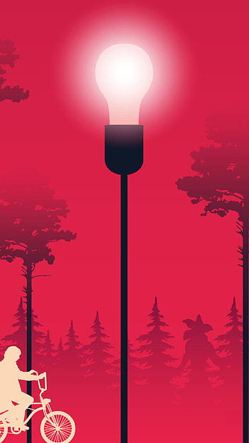 Stranger Things minimalist, U , Unique design, Artistic composition HD phone wallpaper