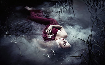 Lovely Girl, model, lying, woman, artistic HD wallpaper