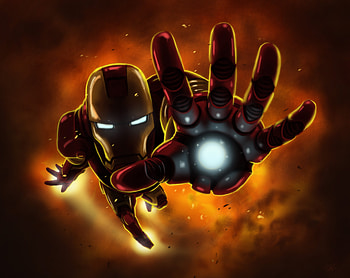 Iron Man Artistic, iron-man, superheroes, artist, deviantart, artwork HD wallpaper